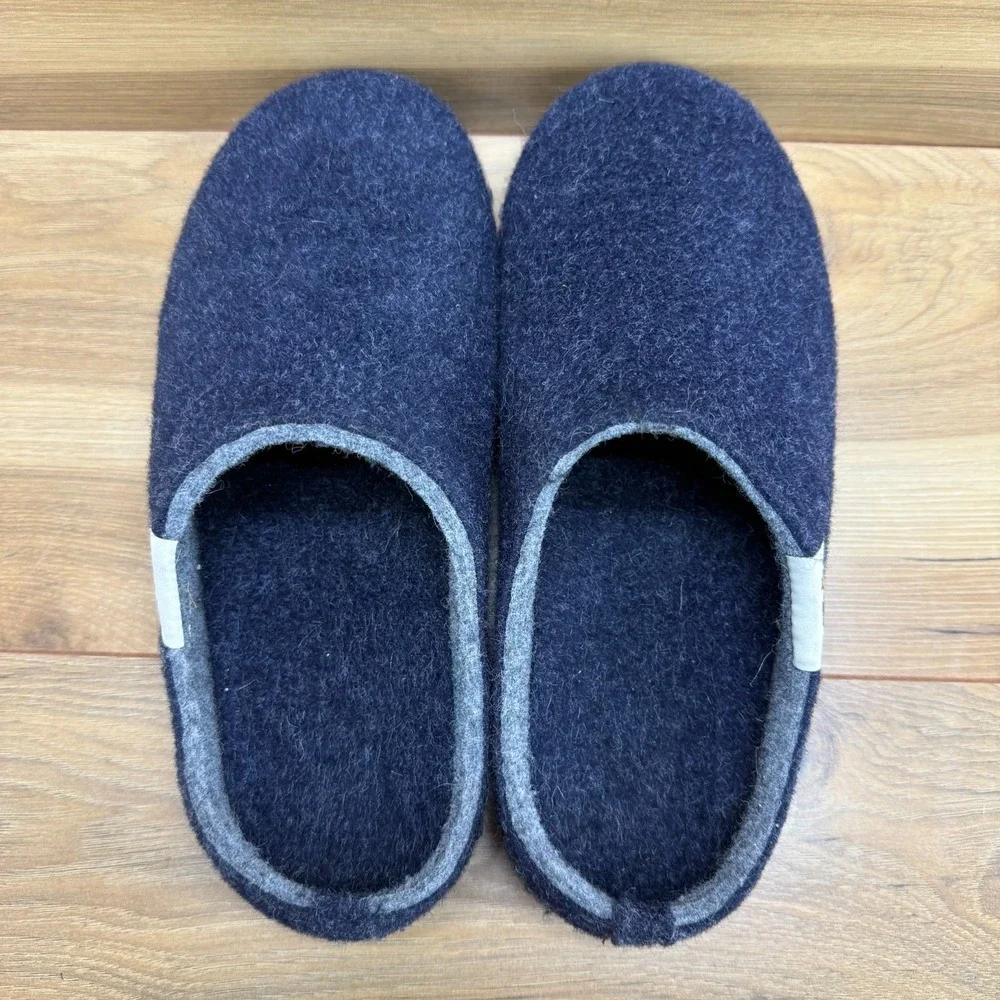 Gumbies Outback Slippers Mens 8 EU 41 Navy Blue Comfort Slip On